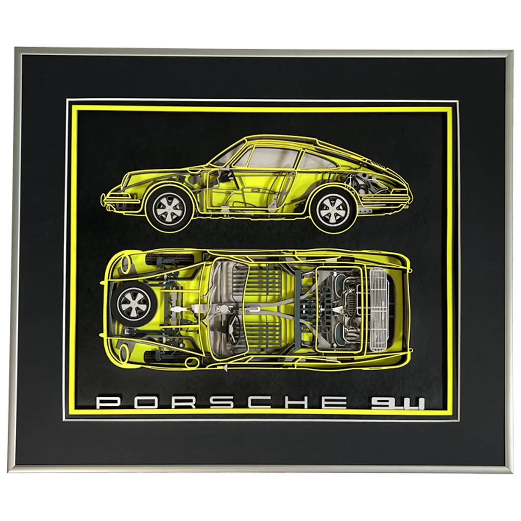 3dcarwallart Luxury 3D Sport Cars Frames