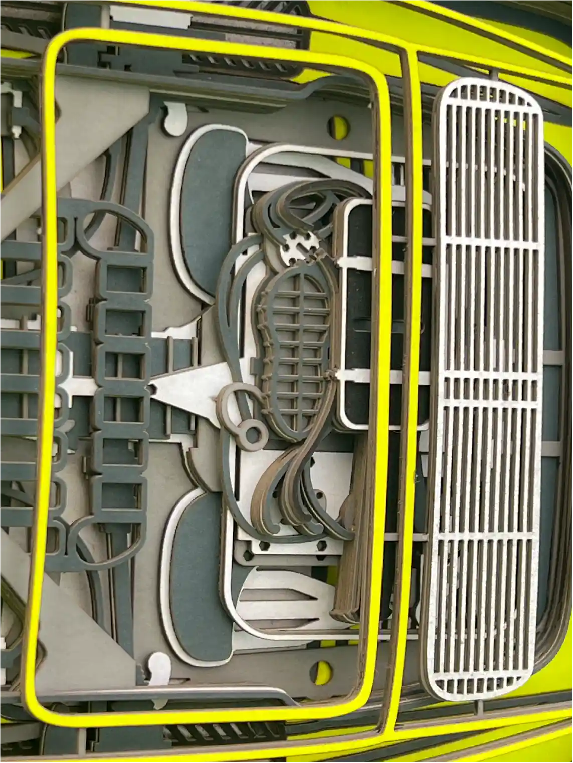 3D Porsche 911 Wall Art Luxury Framed - 3dcarwallart - zoom in 4